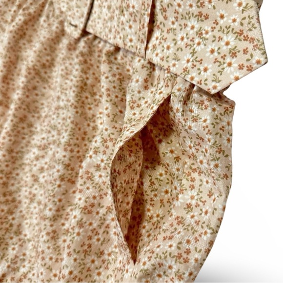 Show Me your Mumu Miley Tiered Belted Maxi Skirt Ditsy Daisy with Pockets Size M - Picture 2 of 12